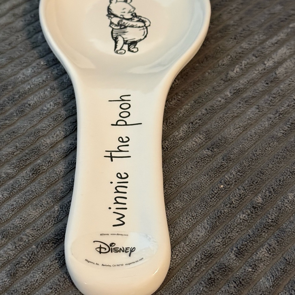 Rae Dunn x Disney White Ceramic- Winnie the Pooh- Spoon Rest - Picture 7 of 7